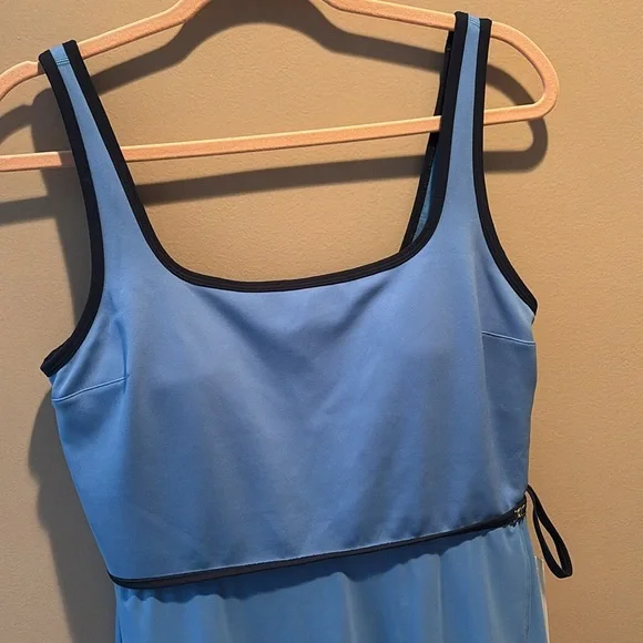 LULULEMON WRAP-FRONT TENNIS DRESS IN POOL PARTY/CLUB BLUE SZ L, XL NWT LULULEMON WRAP-FRONT TENNIS DRESS IN POOL PARTY/CLUB BLUE SZ L, XL NWT